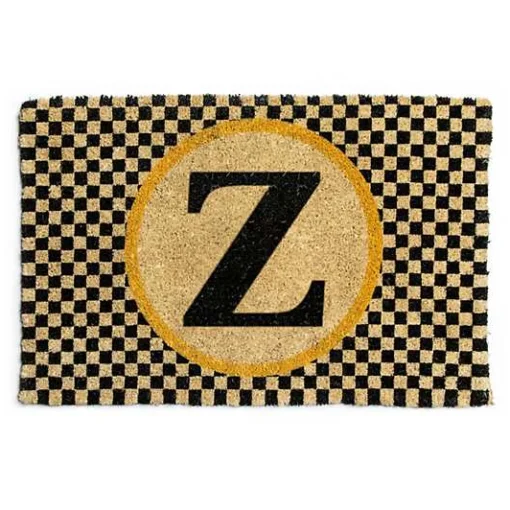 Monogrammed Z Entrance Mat