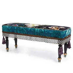 Moonlight Garden Floral Scuttlebutt Bench