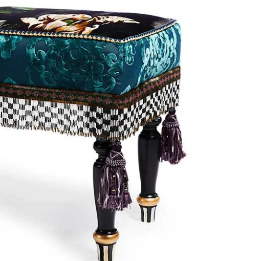 Moonlight Garden Floral Scuttlebutt Bench