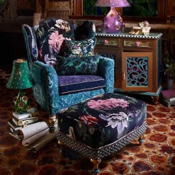 Moonlight Garden Rumor Has It Ottoman