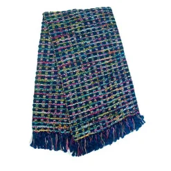 Mosaic Basket Weave Throw