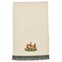 Mushroom Applique Dish Towel