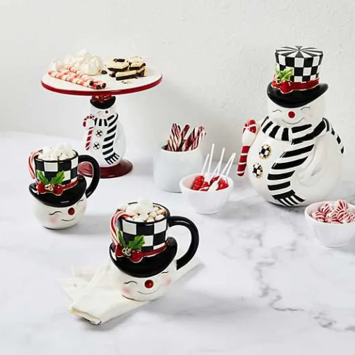 Nostalgia Snowman Cookie Jar