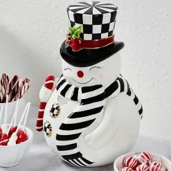Nostalgia Snowman Cookie Jar