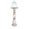 Painted Garden Ceramic Floor Lamp