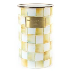 Parchment Check Utensil Holder