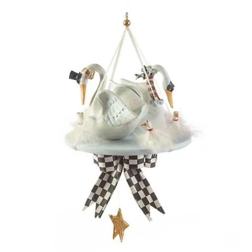 Patience Brewster 12 Days 7 Swans a-Swimming Ornament