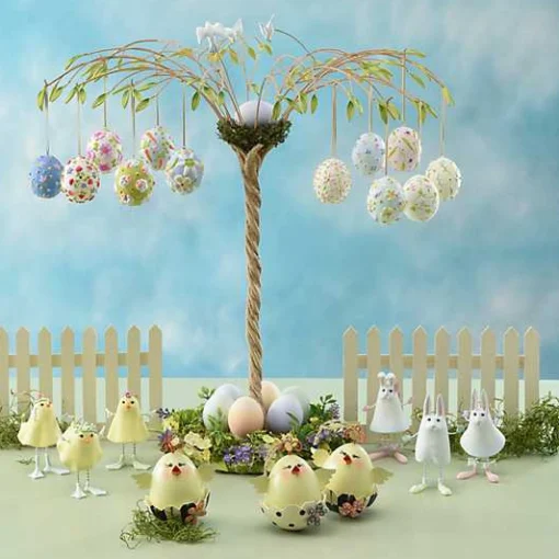 Patience Brewster Bright Floral Eggs, Set of 6