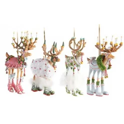 Patience Brewster Dash Away Reindeer Ornament Set