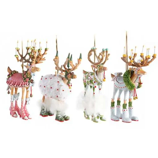 Patience Brewster Dash Away Reindeer Ornament Set