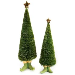 Patience Brewster Dash Away Sisal Elf Tree Figures