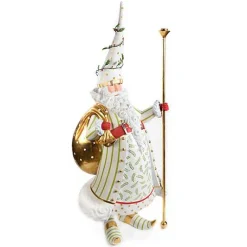 Patience Brewster Dash Away Candlelight Santa Display Figure