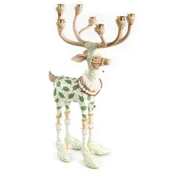 Patience Brewster Dash Away Vixen Reindeer Candelabra