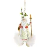 Patience Brewster Dash Away Candlelight Santa Ornament