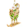 Patience Brewster Dash Away Santa in Sleigh Ornament