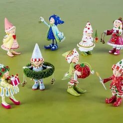Patience Brewster Dash Away Elves Mini Ornaments Set