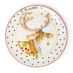 Patience Brewster Dash Away Dessert Plates, Set of 4