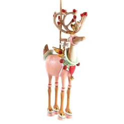 Patience Brewster Dash Away Cupid Reindeer Ornament