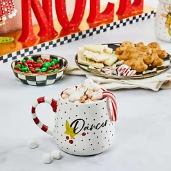 Patience Brewster Dash Away Reindeer Mugs, Set of 4