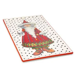 Patience Brewster Dash Away Santa Platter