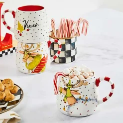 Patience Brewster Dash Away Reindeer Mugs, Set of 4
