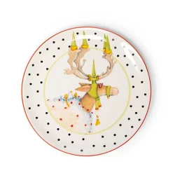 Patience Brewster Dash Away Dessert Plates, Set of 4