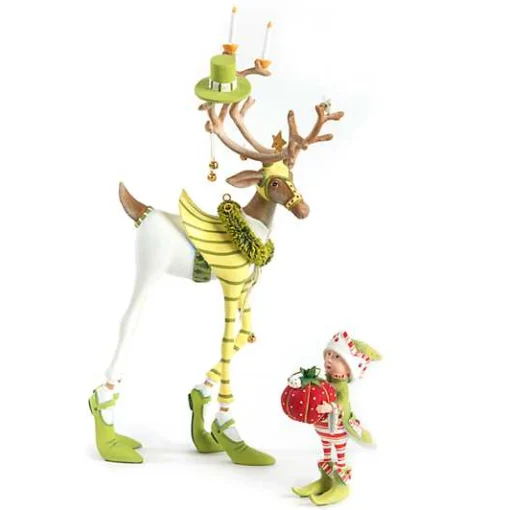 Patience Brewster Dash Away Prancer Reindeer Figure