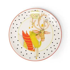 Patience Brewster Dash Away Dessert Plates, Set of 4