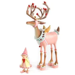 Patience Brewster Dash Away Cupid Reindeer Figure