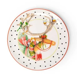 Patience Brewster Dash Away Dessert Plates, Set of 4