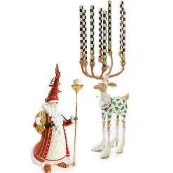 Patience Brewster Dash Away Vixen Reindeer Candelabra