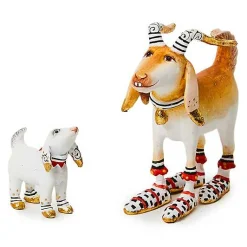 Patience Brewster Mini Nativity Nathan  Noel Goat Figures