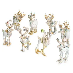 Patience Brewster Moonbeam Reindeer Mini Ornaments Set