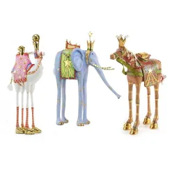 Patience Brewster Nativity Magi Animal Figures, Set of 3