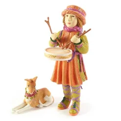 Patience Brewster Nativity Little Drummer Boy  Dog Figures