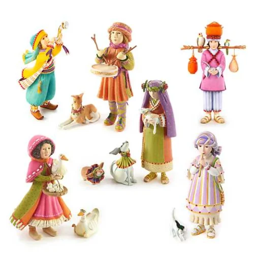 Patience Brewster Nativity Manger Figures Set
