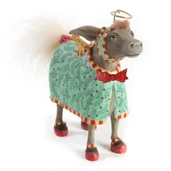 Patience Brewster Nativity David Donkey Ornament