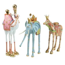 Patience Brewster Nativity Magi Animal Figures, Set of 3