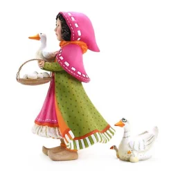 Patience Brewster Nativity Girl with Duck Figures