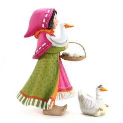 Patience Brewster Nativity Girl with Duck Figures