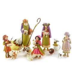 Patience Brewster Nativity Shepherd  Sheep Figures