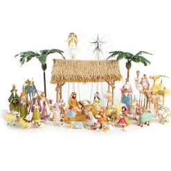 Patience Brewster Nativity Shepherdess with Dog Figures