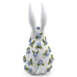 Patience Brewster Periwinkle Peony Standing Rabbit