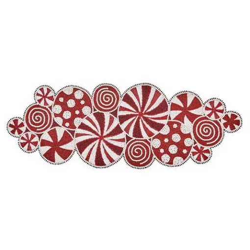 Peppermint Beaded Runner