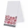 Peppermint Embroidered Dish Towel