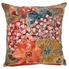 Petal Palette Floral Throw Pillow