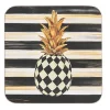 Pineapple Cork Back Coasters, Set of 4