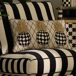 Pineapple Ivory Lumbar Pillow