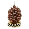 Pinecone Short Flameless Candle