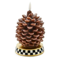 Pinecone Short Flameless Candle